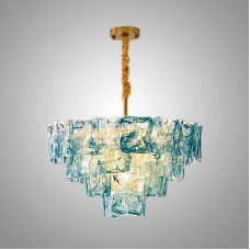 Подвесная люстра PETAL GLASS Blue D60
