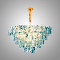 Подвесная люстра PETAL GLASS Blue D80