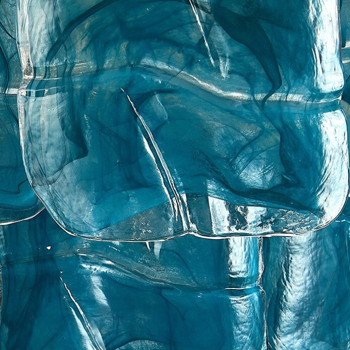 Подвесная люстра PETAL GLASS Blue D60