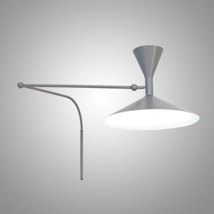 Настенный светильник Duo Play Grey с проводом