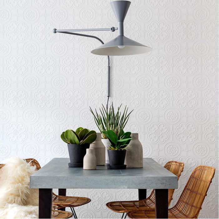 Настенный светильник Duo Play Grey с проводом