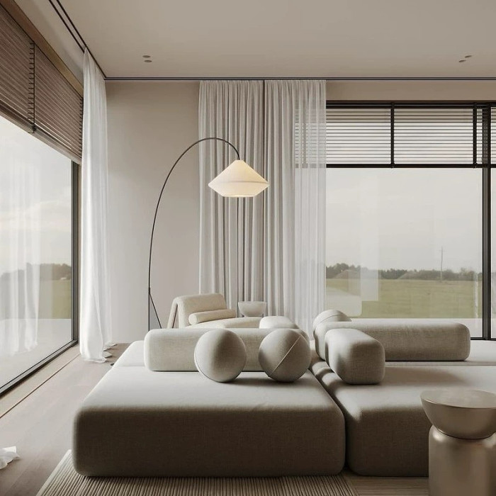 Торшер Soft Arc