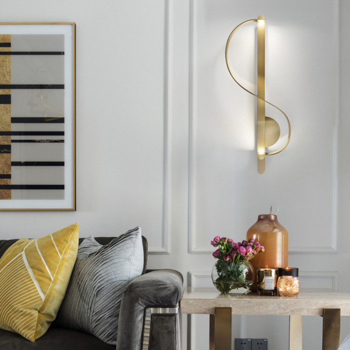 Настенный светильник Swoop Sconce