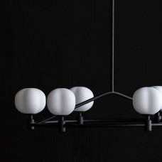 Люстра на штанге Ring Cotton Black