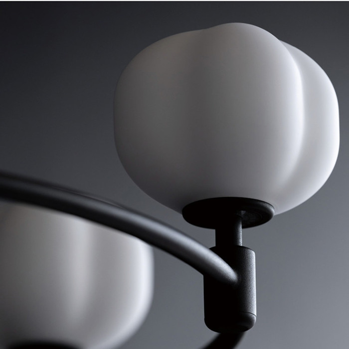 Люстра на штанге Ring Cotton Black