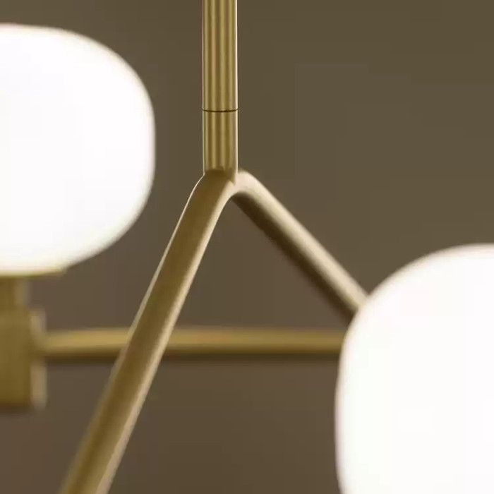 Люстра на штанге Ring Cotton GOLD