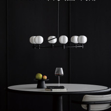 Люстра на штанге Ring Cotton Black