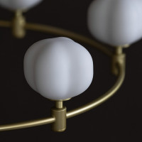 Люстра на штанге Ring Cotton GOLD