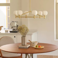 Люстра на штанге Ring Cotton GOLD