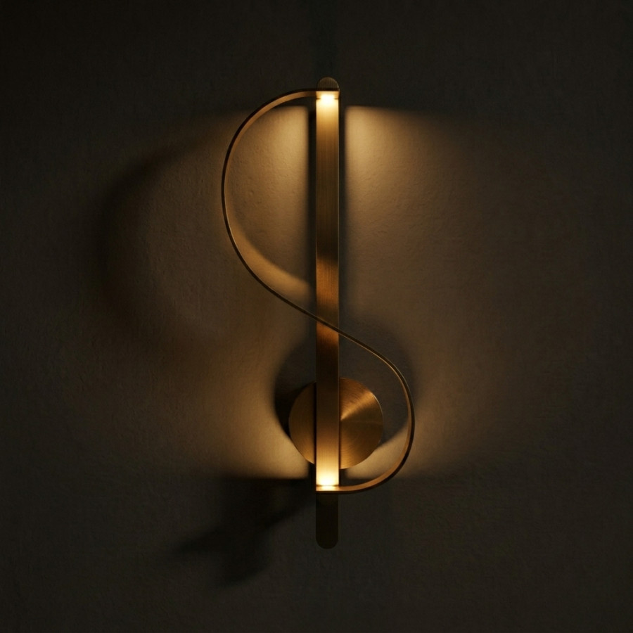 Настенный светильник Swoop Sconce