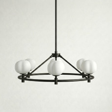 Люстра на штанге Ring Cotton Black