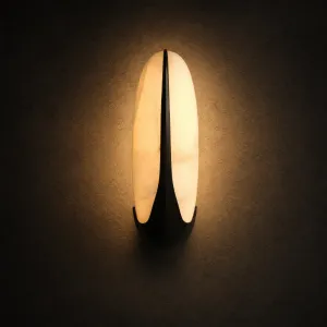 Настенный светильник Vesica Black Искусственный мрамор