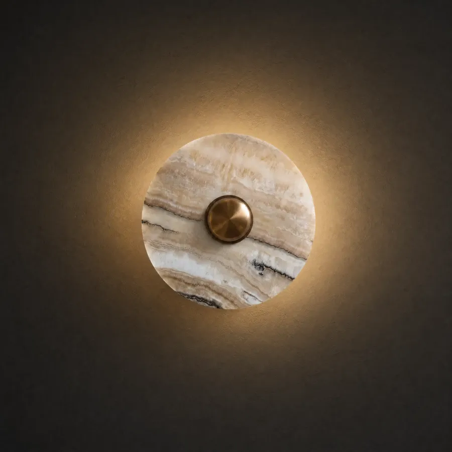 Настенный светильник Silence Stone D30 Gold