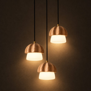 Подвесной светильник Mello Light Brown P3 Round
