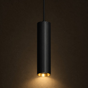 Подвесной светильник NULEN Black+Gold H20 3000K
