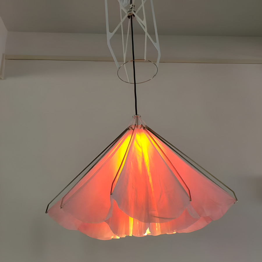 Подвесная люстра Silken Bloom C D100 с механизмом раскрытия и подъёма