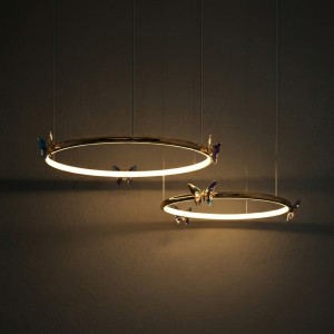 Подвесная люстра Crystal Butterfly B P2 D30 D50