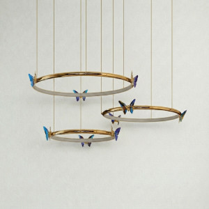 Подвесная люстра Crystal Butterfly P3 D40 D50 D60