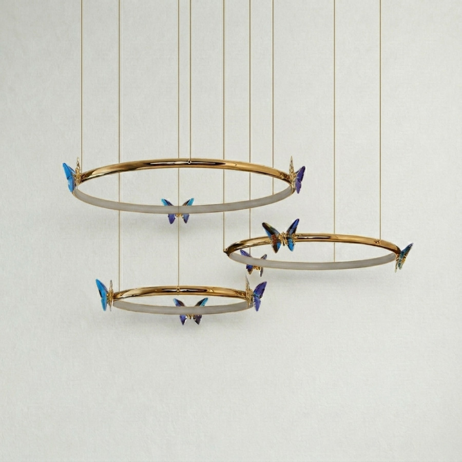 Подвесная люстра Crystal Butterfly P3 D40 D50 D60