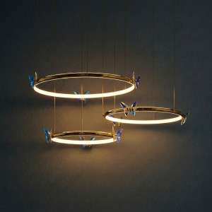 Подвесная люстра Crystal Butterfly P3 D40 D50 D60