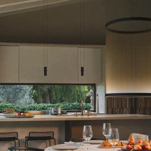 Подвесной светильник Array B H110/D83 Beige