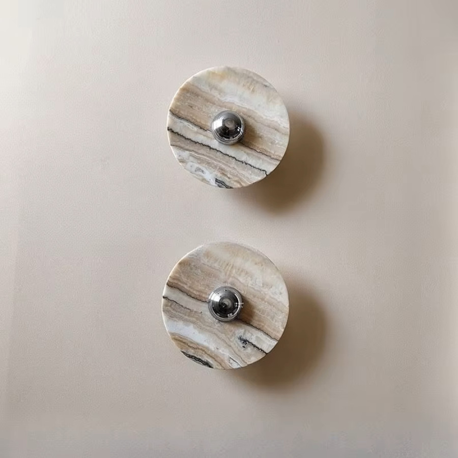 Настенный светильник Silence Stone D25 Silver