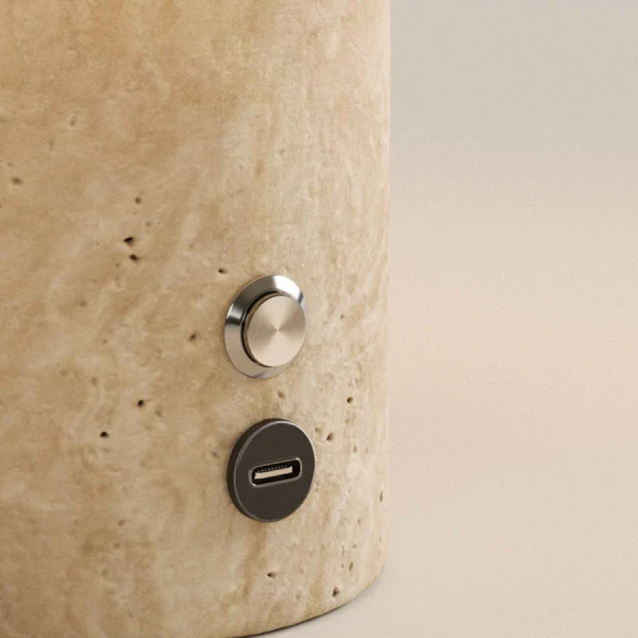 Настольная лампа Travertine Pillar
