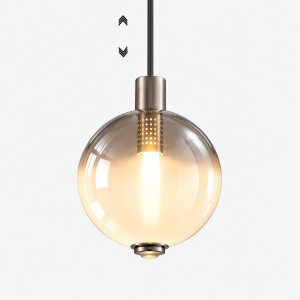 Подвесной светильник NUVIA A Smoky-grey